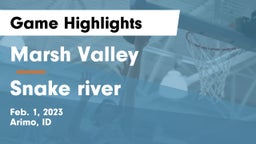 Marsh Valley  vs Snake river Game Highlights - Feb. 1, 2023
