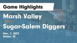 Marsh Valley  vs Sugar-Salem Diggers Game Highlights - Dec. 1, 2023