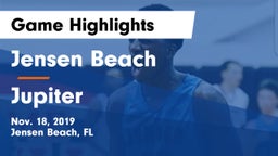Jensen Beach  vs Jupiter  Game Highlights - Nov. 18, 2019