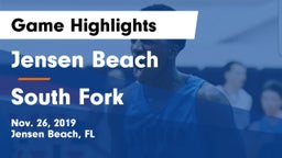 Jensen Beach  vs South Fork  Game Highlights - Nov. 26, 2019