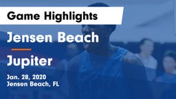 Jensen Beach  vs Jupiter  Game Highlights - Jan. 28, 2020