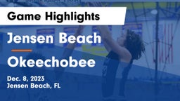 Jensen Beach  vs Okeechobee  Game Highlights - Dec. 8, 2023