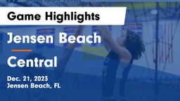Jensen Beach  vs Central Game Highlights - Dec. 21, 2023