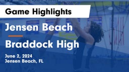 Jensen Beach  vs Braddock High Game Highlights - June 2, 2024