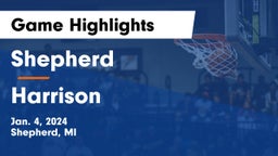 Shepherd  vs Harrison  Game Highlights - Jan. 4, 2024