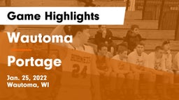 Wautoma  vs Portage  Game Highlights - Jan. 25, 2022