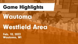 Wautoma  vs Westfield Area  Game Highlights - Feb. 10, 2022