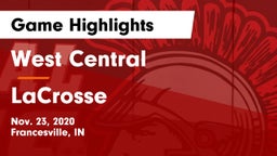 West Central  vs LaCrosse  Game Highlights - Nov. 23, 2020