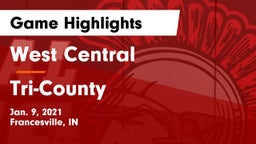 West Central  vs Tri-County  Game Highlights - Jan. 9, 2021