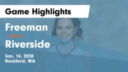 Freeman  vs Riverside Game Highlights - Jan. 14, 2020