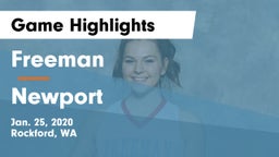 Freeman  vs Newport Game Highlights - Jan. 25, 2020