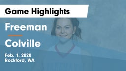 Freeman  vs Colville  Game Highlights - Feb. 1, 2020