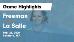 Freeman  vs La Salle  Game Highlights - Feb. 29, 2020