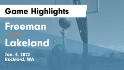 Freeman  vs Lakeland  Game Highlights - Jan. 4, 2022