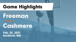 Freeman  vs Cashmere  Game Highlights - Feb. 25, 2022