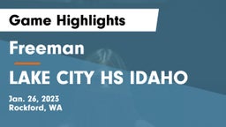 Freeman  vs LAKE CITY HS IDAHO Game Highlights - Jan. 26, 2023