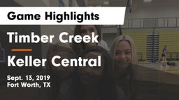 Timber Creek  vs Keller Central  Game Highlights - Sept. 13, 2019