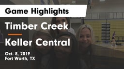 Timber Creek  vs Keller Central  Game Highlights - Oct. 8, 2019