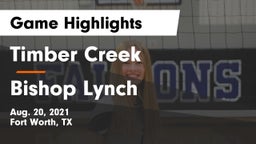 Timber Creek  vs Bishop Lynch  Game Highlights - Aug. 20, 2021