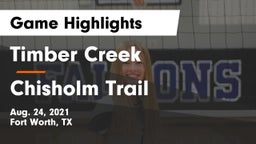 Timber Creek  vs Chisholm Trail Game Highlights - Aug. 24, 2021