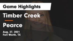Timber Creek  vs Pearce  Game Highlights - Aug. 27, 2021