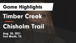 Timber Creek  vs Chisholm Trail  Game Highlights - Aug. 28, 2021