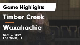 Timber Creek  vs Waxahachie  Game Highlights - Sept. 6, 2022