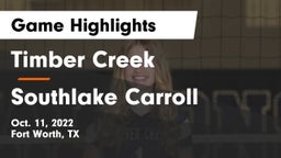 Timber Creek  vs Southlake Carroll  Game Highlights - Oct. 11, 2022