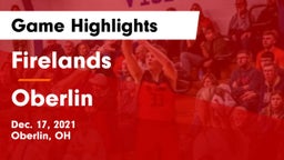 Firelands  vs Oberlin  Game Highlights - Dec. 17, 2021