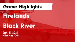 Firelands  vs Black River  Game Highlights - Jan. 5, 2024