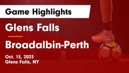 Glens Falls  vs Broadalbin-Perth  Game Highlights - Oct. 13, 2023
