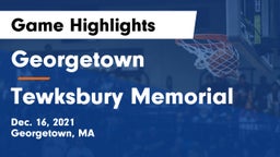 Georgetown  vs Tewksbury Memorial Game Highlights - Dec. 16, 2021