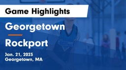 Georgetown  vs Rockport Game Highlights - Jan. 21, 2023