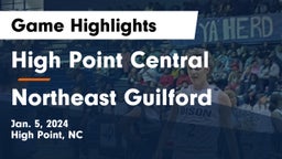 High Point Central  vs Northeast Guilford Game Highlights - Jan. 5, 2024