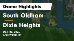 South Oldham  vs Dixie Heights  Game Highlights - Dec. 29, 2023