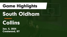 South Oldham  vs Collins  Game Highlights - Jan. 5, 2024