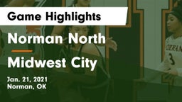 Norman North  vs Midwest City  Game Highlights - Jan. 21, 2021