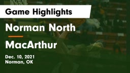 Norman North  vs MacArthur  Game Highlights - Dec. 10, 2021