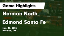 Norman North  vs Edmond Santa Fe Game Highlights - Jan. 13, 2023