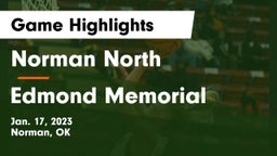 Norman North  vs Edmond Memorial  Game Highlights - Jan. 17, 2023