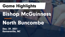 Bishop McGuinness  vs North Buncombe  Game Highlights - Dec. 29, 2021