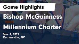 Bishop McGuinness  vs Millennium Charter Game Highlights - Jan. 4, 2022
