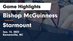 Bishop McGuinness  vs Starmount  Game Highlights - Jan. 12, 2022