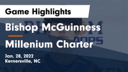Bishop McGuinness  vs Millenium Charter Game Highlights - Jan. 28, 2022