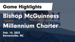 Bishop McGuinness  vs Millennium Charter Game Highlights - Feb. 14, 2022