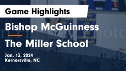 Bishop McGuinness  vs The Miller School Game Highlights - Jan. 13, 2024