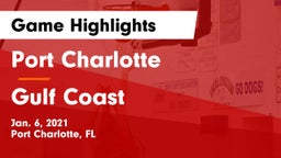 Port Charlotte  vs Gulf Coast  Game Highlights - Jan. 6, 2021