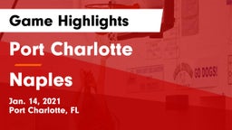 Port Charlotte  vs Naples  Game Highlights - Jan. 14, 2021