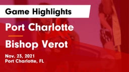 Port Charlotte  vs Bishop Verot  Game Highlights - Nov. 23, 2021