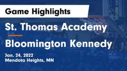 St. Thomas Academy   vs Bloomington Kennedy  Game Highlights - Jan. 24, 2022